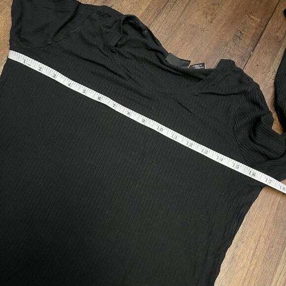 Rachel Zoe Black Long Sleep Blouse - Picture 5 of 6